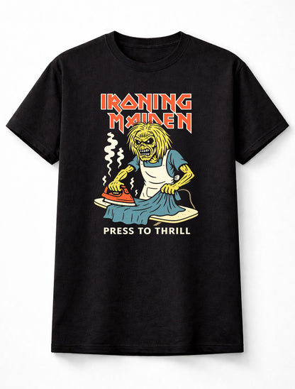 Ironing Maiden Funny Heavy Metal Iron Maiden Eddie Rock Unisex T Shirt