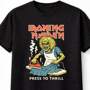 Ironing Maiden Funny Heavy Metal Iron Maiden Eddie Rock Unisex T Shirt