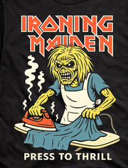 Ironing Maiden Funny Heavy Metal Iron Maiden Eddie Rock Unisex T Shirt