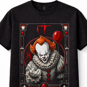 IT Pennywise Horror Movie Clown Graphic Unisex T-Shirt