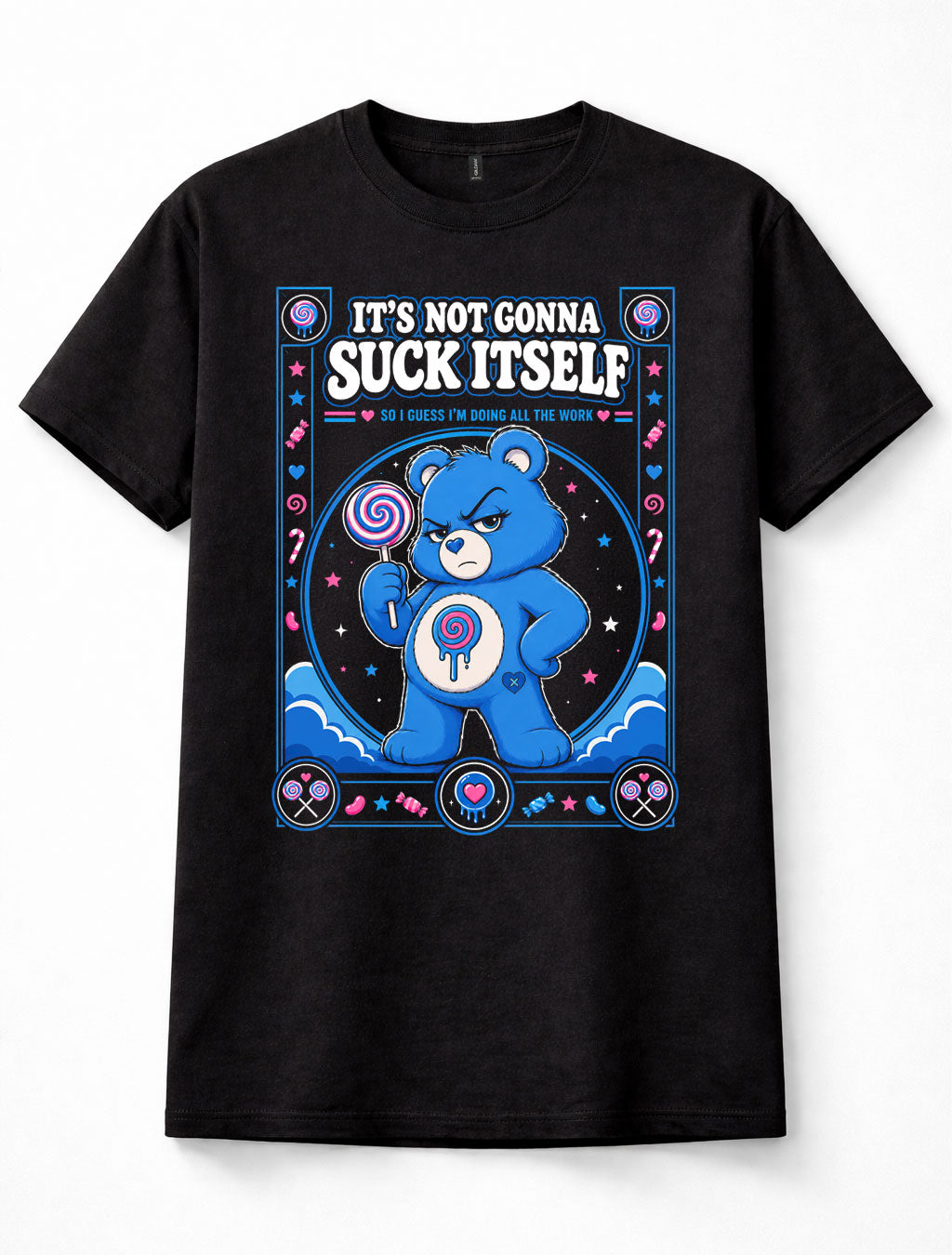 Love-A-Lot Bear Care Bears Funny Adult Slogan Unisex T-Shirt