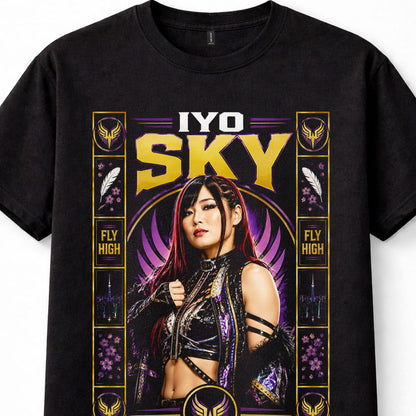 Iyo Sky WWE Womens Wrestling Superstar Fly High Japanese Unisex T-Shirt