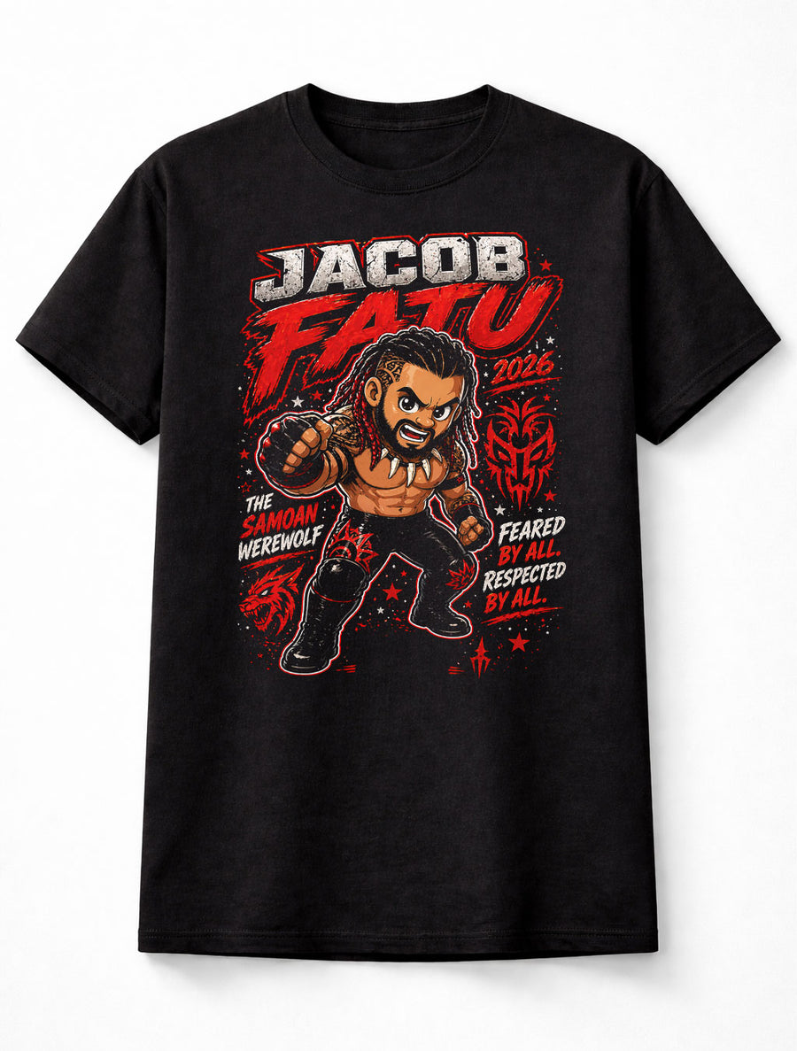 Jacob Fatu Samoan Werewolf Tribal Power WWE Wrestling Unisex T-Shirt
