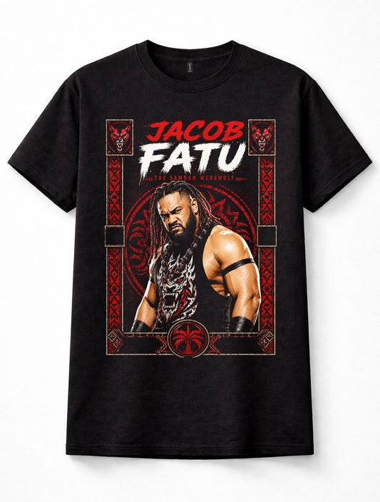 Jacob Fatu WWE Samoan Werewolf Wrestling Unisex T-Shirt