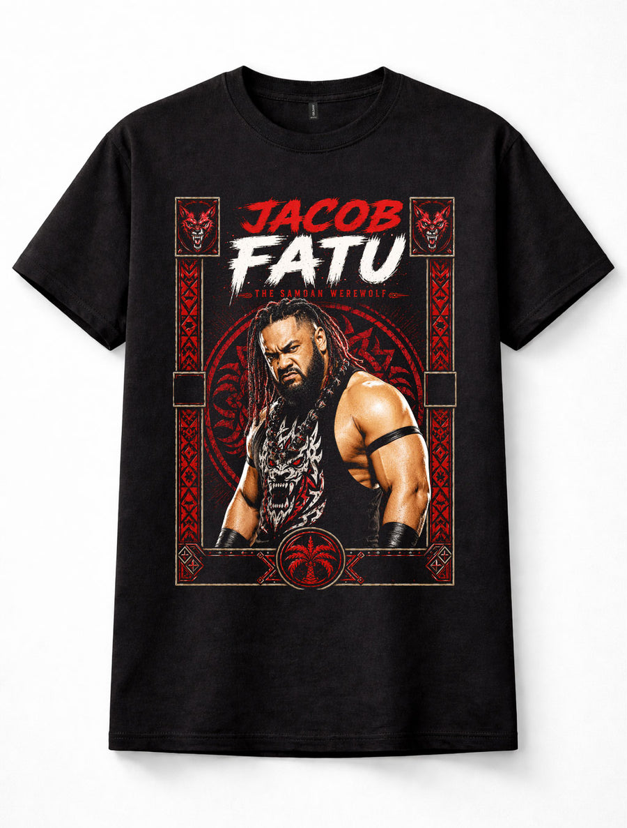 Jacob Fatu WWE Samoan Werewolf Wrestling Unisex T-Shirt