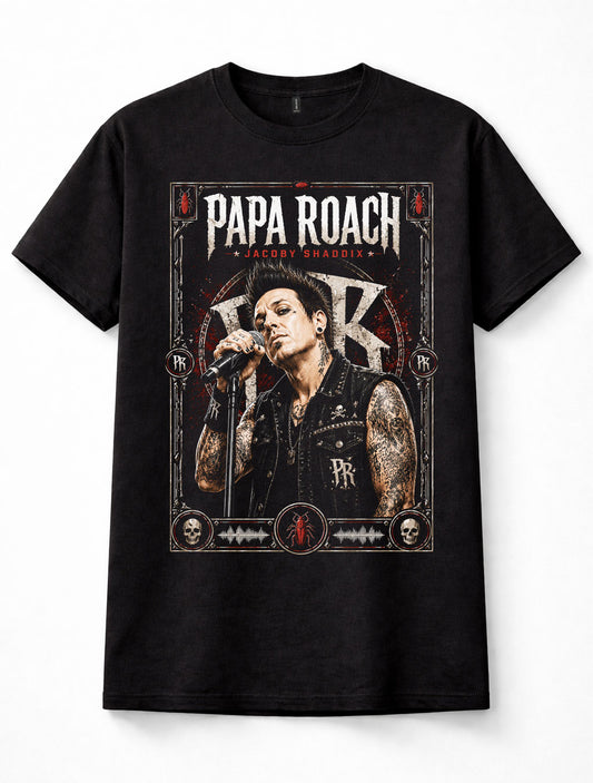 Papa Roach Jacoby Shaddix Nu Metal Rock Band Unisex T-Shirt