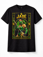Mortal Kombat Jade Edenian Warrior Staff Fighting Game Black Unisex T-Shirt
