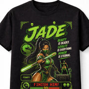 Mortal Kombat Jade Retro Fighting Game Graphic Unisex T-Shirt