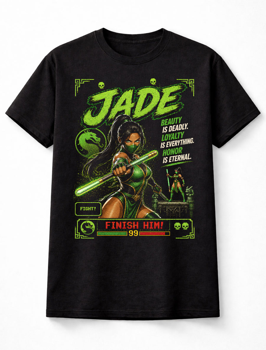Mortal Kombat Jade Retro Fighting Game Graphic Unisex T-Shirt