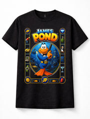 James Pond Underwater Secret Agent Retro Video Game Gaming Unisex T-Shirt