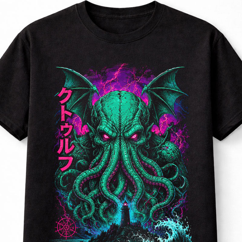 Cthulhu Cosmic Horror Lovecraft Sea Monster Gothic Unisex T-Shirt