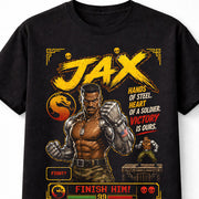 Mortal Kombat Jax Briggs Retro Arcade Fighting Game Unisex T-Shirt