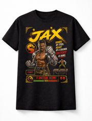 Mortal Kombat Jax Briggs Retro Arcade Fighting Game Unisex T-Shirt