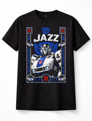 Transformers Jazz Autobot Robot Cybertron Racing Car Black Graphic Unisex T-Shirt