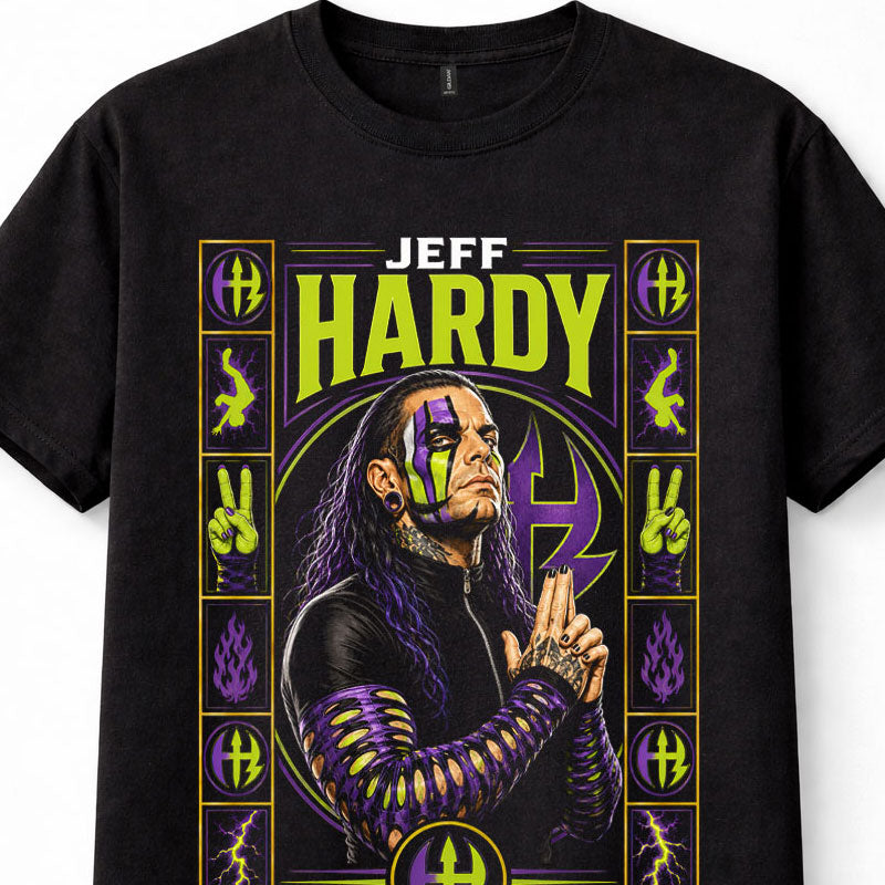 Jeff Hardy WWE Wrestling Charismatic Enigma Extreme Legend Unisex T-Shirt