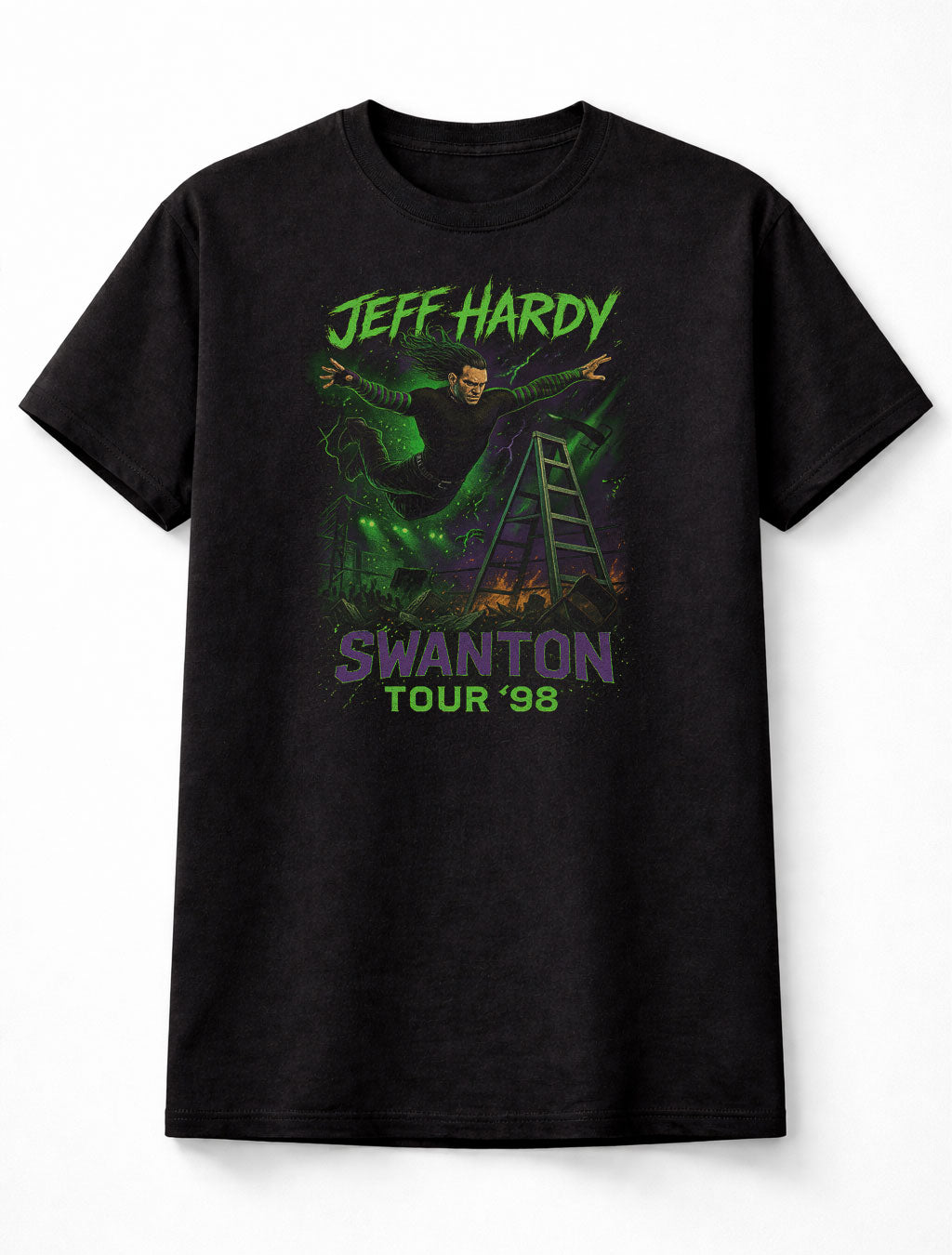 Jeff Hardy – The Charismatic Enigma Swanton Bomb Tour ’98 Adults & Kids Unisex T-Shirt