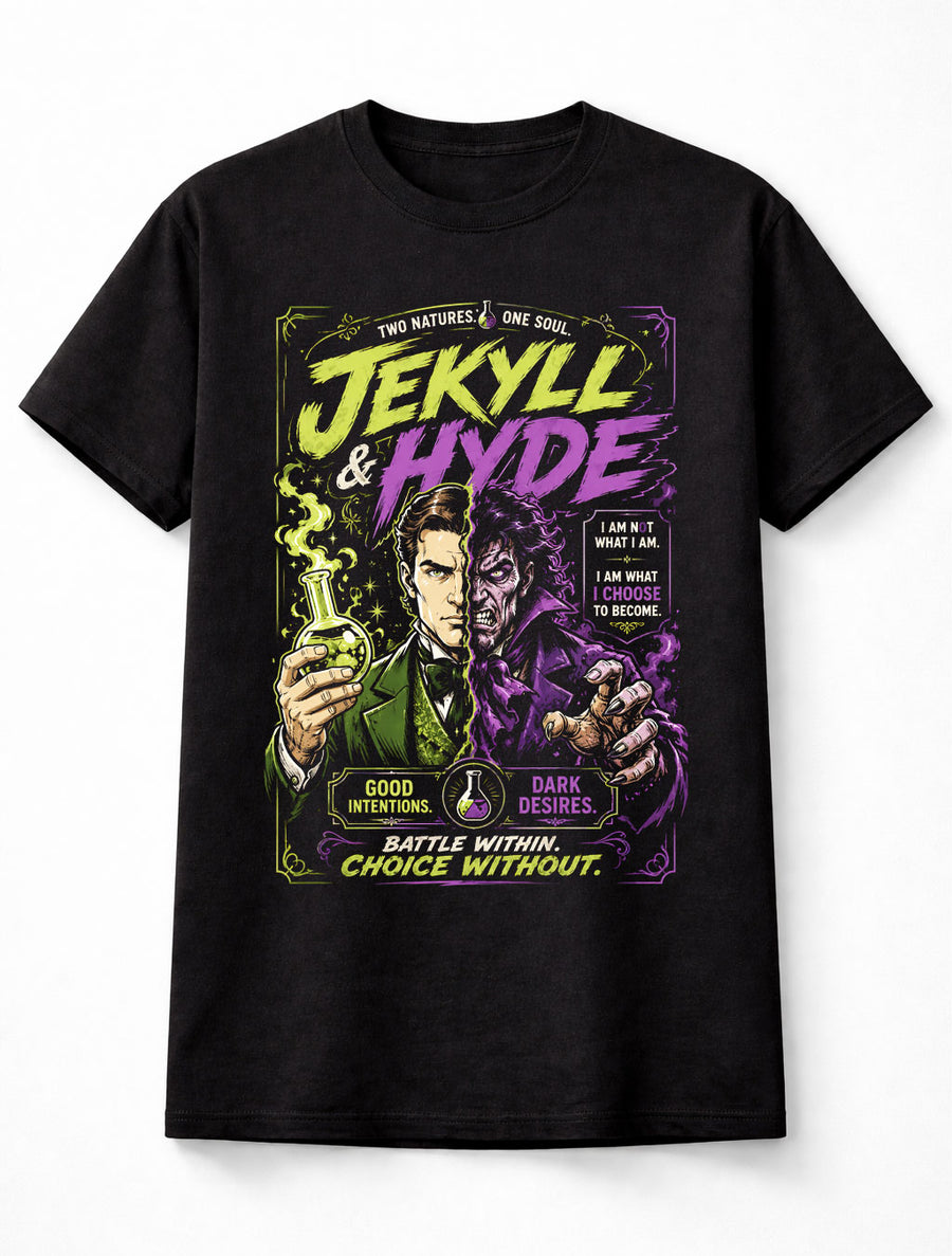 Dr Jekyll And Mr Hyde Horror Monster Gothic Graphic Unisex T-Shirt
