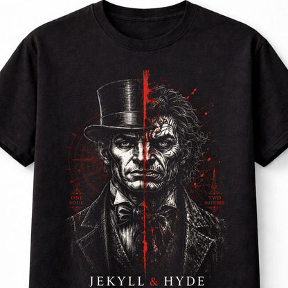 Jekyll and Hyde Gothic Horror Dual Personality Unisex T-Shirt