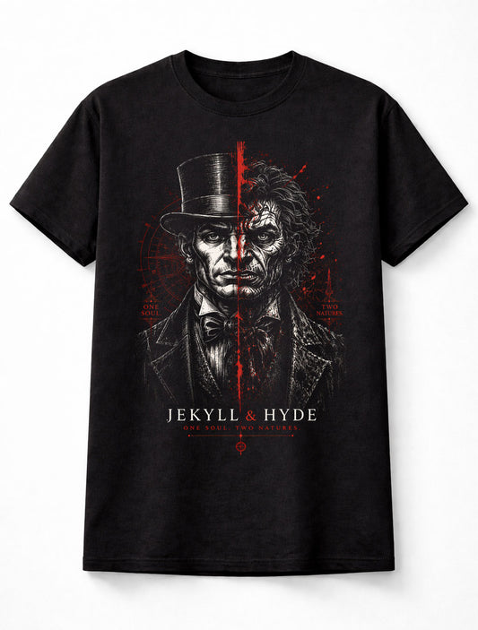Jekyll and Hyde Gothic Horror Dual Personality Unisex T-Shirt