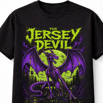 Jersey Devil Pine Barrens Cryptid Horror Monster Unisex T-Shirt