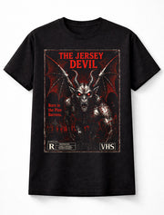 Jersey Devil VHS Horror Cryptid Monster Black Unisex T-Shirt