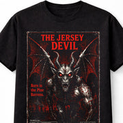 Jersey Devil VHS Horror Cryptid Monster Black Unisex T-Shirt