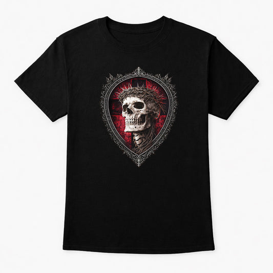 Crown of Thorns Relic Unisex T Shirt Sacred Gothic Skull Art Tee