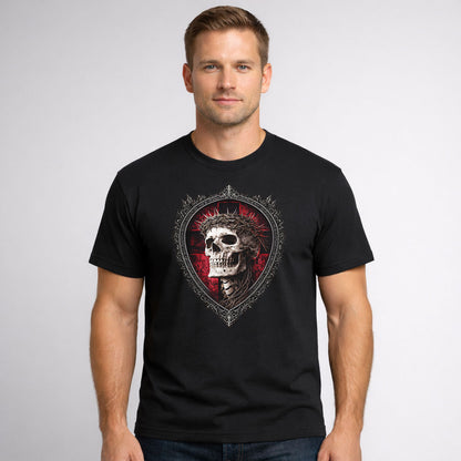 Crown of Thorns Relic Unisex T Shirt Sacred Gothic Skull Art Tee