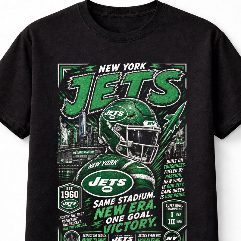 New York Jets NFL Football Fan Gift Gang Green Unisex T-Shirt