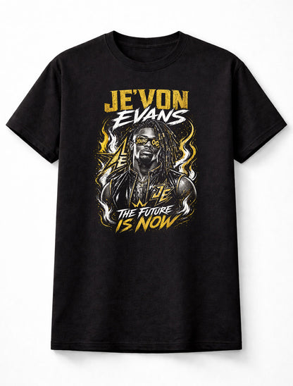 Je’Von Evans The Future Is Now Wrestling Graphic T-Shirt Young OG NXT Rising Star Fan Adults & Kids Unisex T-Shirt