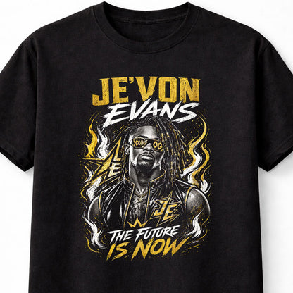 Je’Von Evans The Future Is Now Wrestling Graphic T-Shirt Young OG NXT Rising Star Fan Adults & Kids Unisex T-Shirt