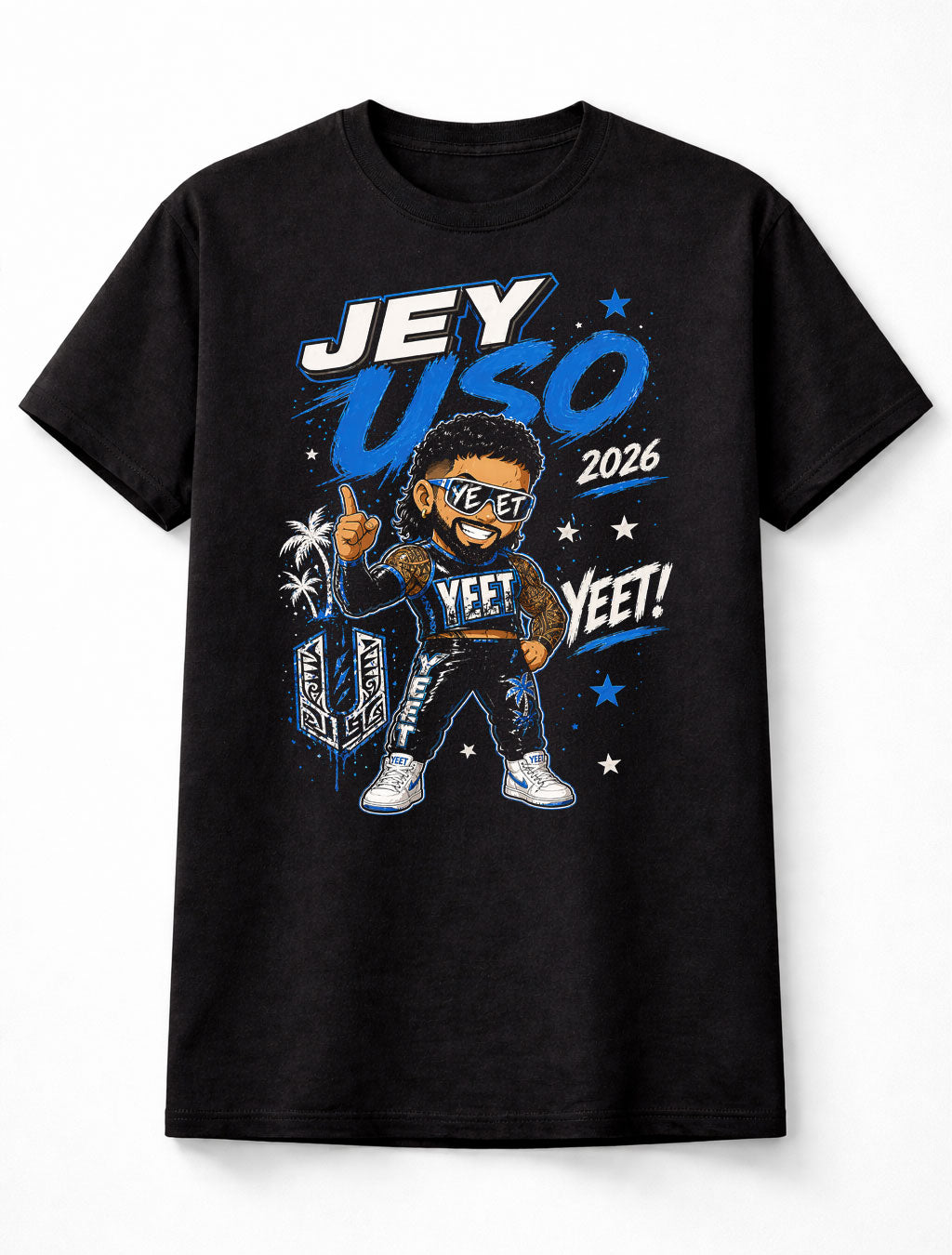 Jey Uso Yeet WWE Wrestling Catchphrase Graphic Unisex T-Shirt
