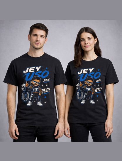 Jey Uso Yeet Wrestling T-Shirt – Catchphrase Fan Tee Adults & Kids Unisex T-Shirt