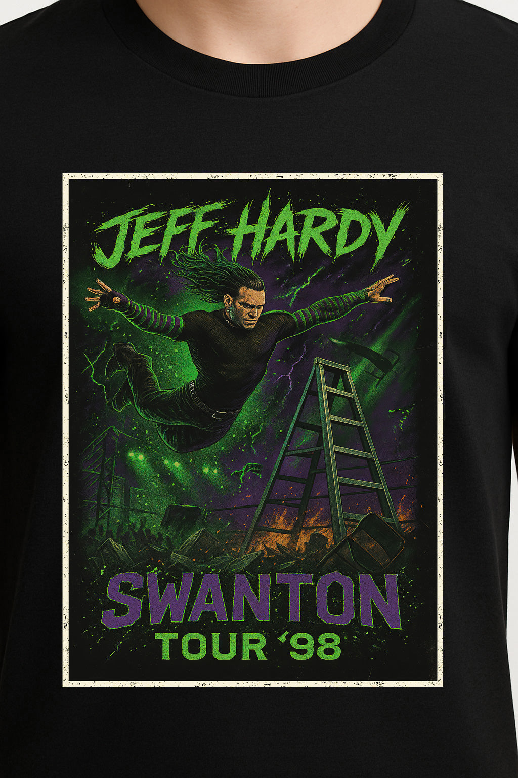 Jeff Hardy Swanton Tour ’98 Wrestling Unisex Adults & Kids T-Shirt