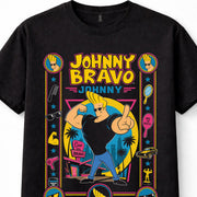 Johnny Bravo Cartoon Network Classic Cartoon Graphic Unisex T-Shirt