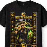 Mortal Kombat Johnny Cage Arcade Fighting Game Gamer Unisex T-Shirt