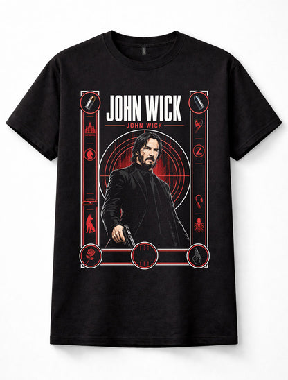 John Wick Baba Yaga Action Movie Graphic Unisex T-Shirt