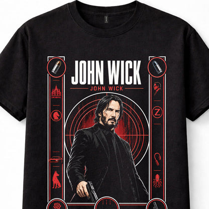 John Wick Baba Yaga Action Movie Graphic Unisex T-Shirt