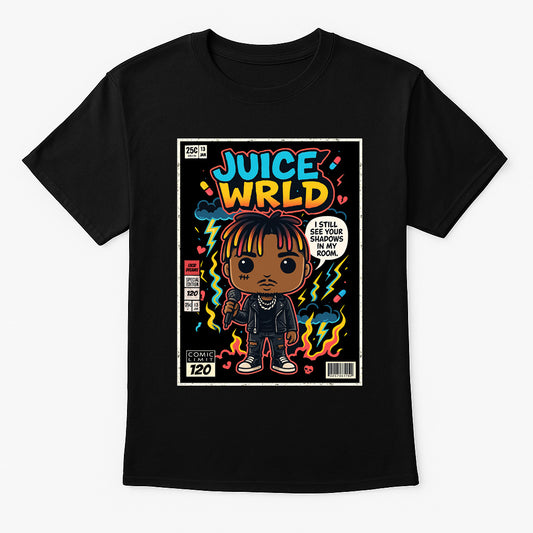 Juice WRLD Lucid Dreams Emo Rap Funko Pop Style Unisex T-Shirt