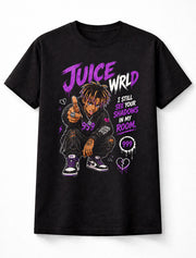 Juice WRLD 999 Graphic T-Shirt Rap Music Fan Tee Hip Hop Streetwear Unisex Shirt I Still See Your Shadows Design Adult & Kids Unisex T-Shirt