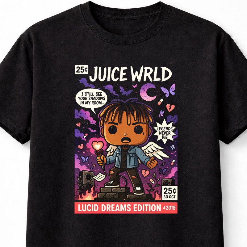 Juice WRLD “Lucid Dreams – Legends Never Die” Edition Adults & Kids Unisex T-Shirt