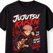 Yuji Itadori Jujutsu Kaisen Anime Cursed Energy Fight Adults & Kids Unisex T-Shirt