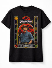 Jurassic Park Dr Alan Grant Dinosaur Movie Graphic Unisex T-Shirt