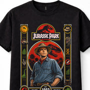 Jurassic Park Dr Alan Grant Dinosaur Movie Graphic Unisex T-Shirt
