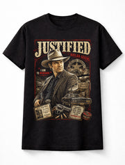 Justified Raylan Givens US Marshal TV Series Western Unisex T-Shirt