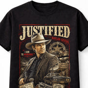 Justified Raylan Givens US Marshal TV Series Western Unisex T-Shirt