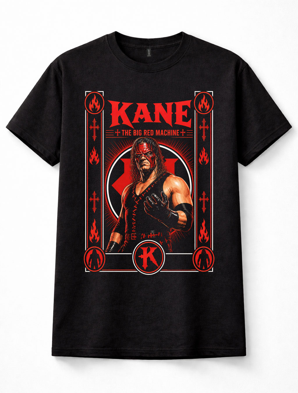 Kane WWE Big Red Machine Wrestling Legend Unisex T-Shirt