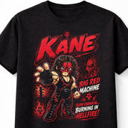 Kane Big Red Machine Fire Mask WWE Wrestling Graphic Unisex T-Shirt