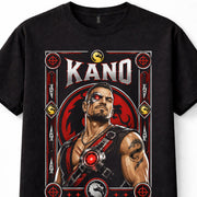 Mortal Kombat Kano Black Dragon Cyborg Fighter Arcade Game Unisex T-Shirt