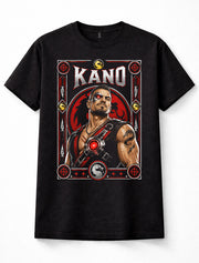 Mortal Kombat Kano Black Dragon Cyborg Fighter Arcade Game Unisex T-Shirt